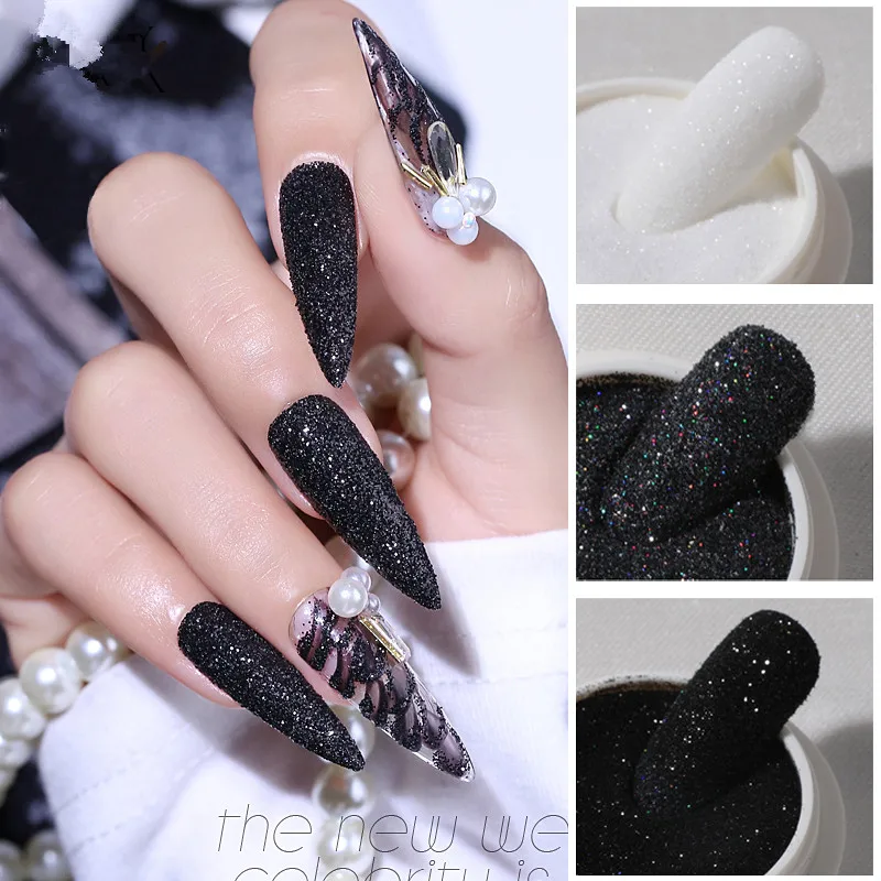 Nail-Polish-Dip-Pigment-Powder-Manicure-Rubs-For-Nails-Art-Holographic-Glitter-Dust-Sand-Starlight-Sugar