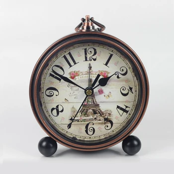 1PC Retro Style Iron Desktop Clock Table Ornament Alarm Clock for Home Living Room Vintage Decoration
1PC Retro Style Iron Desktop Clock Table Ornament Alarm Clock for Home Living Room Vintage Decoration