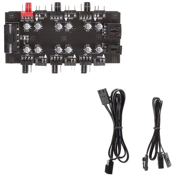 SATA 1 to 6 Way PWM/ARGB Device Expander 4Pin Cooling Fans Hub Splitter Cable 5V Power Socket Adapter Card for Computer
SATA 1 to 6 Way PWM/ARGB Device Expander 4Pin Cooling Fans Hub Splitter Cable 5V Power Socket Adapter Card for Computer