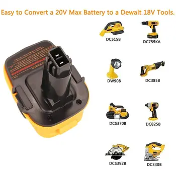 Battery Convertor Adapter DCA1820 Multipurpose for 18V to 20V Power Tools Convert Adapter
Battery Convertor Adapter DCA1820 Multipurpose for 18V to 20V Power Tools Convert Adapter