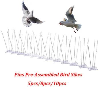 Pins Pre-Assembled Stainless Steel Bird Spikes, Bird Deterrent Fence Spikes, Repels Pigeons,Seagulls Anti Bird Nest and Landing
Pins Pre-Assembled Stainless Steel Bird Spikes, Bird Deterrent Fence Spikes, Repels Pigeons,Seagulls Anti Bird Nest and Landing