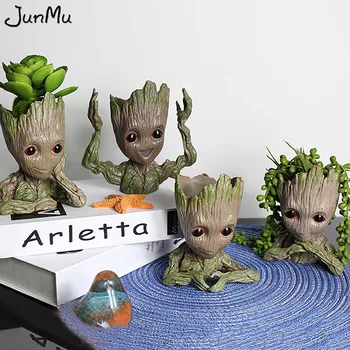 Baby Groot Plant Pot Guardian of The Galaxy Pen Holder Cute Model Toy Treeman Baby Groot Hero Model Gifts Flower Pot with Hole
Baby Groot Plant Pot Guardian of The Galaxy Pen Holder Cute Model Toy Treeman Baby Groot Hero Model Gifts Flower Pot with Hole
