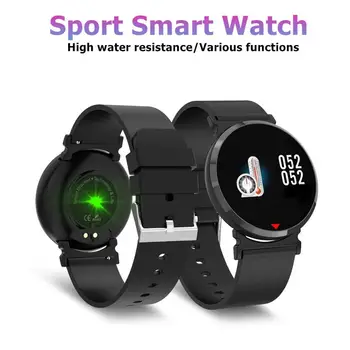 IP67 Waterproof Smart Sports Watch Bracelet 1.2 Inch Full Round Touch Screen Heart Rate Blood Pressure Fitness Tracker Pedometer
IP67 Waterproof Smart Sports Watch Bracelet 1.2 Inch Full Round Touch Screen Heart Rate Blood Pressure Fitness Tracker Pedometer