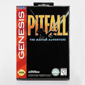 Pitfall The Mayan Adventure 16bit MD Game Card For Sega Mega Drive/ Genesis with Retail Box
Pitfall The Mayan Adventure 16bit MD Game Card For Sega Mega Drive/ Genesis with Retail Box