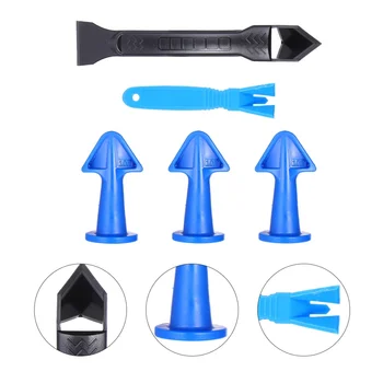 5 pcs Caulk Nozzle and Scraper Plastic Reusable Durable Sealant Tools for Corner Floor Room
5 pcs Caulk Nozzle and Scraper Plastic Reusable Durable Sealant Tools for Corner Floor Room