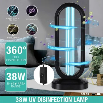 38W Germicidal Light Bulb UV Ozone Ultraviolet Lamp Home Timing Light Sterilizer AI intelligent Kill Mite Disinfection Air Clean
38W Germicidal Light Bulb UV Ozone Ultraviolet Lamp Home Timing Light Sterilizer AI intelligent Kill Mite Disinfection Air Clean