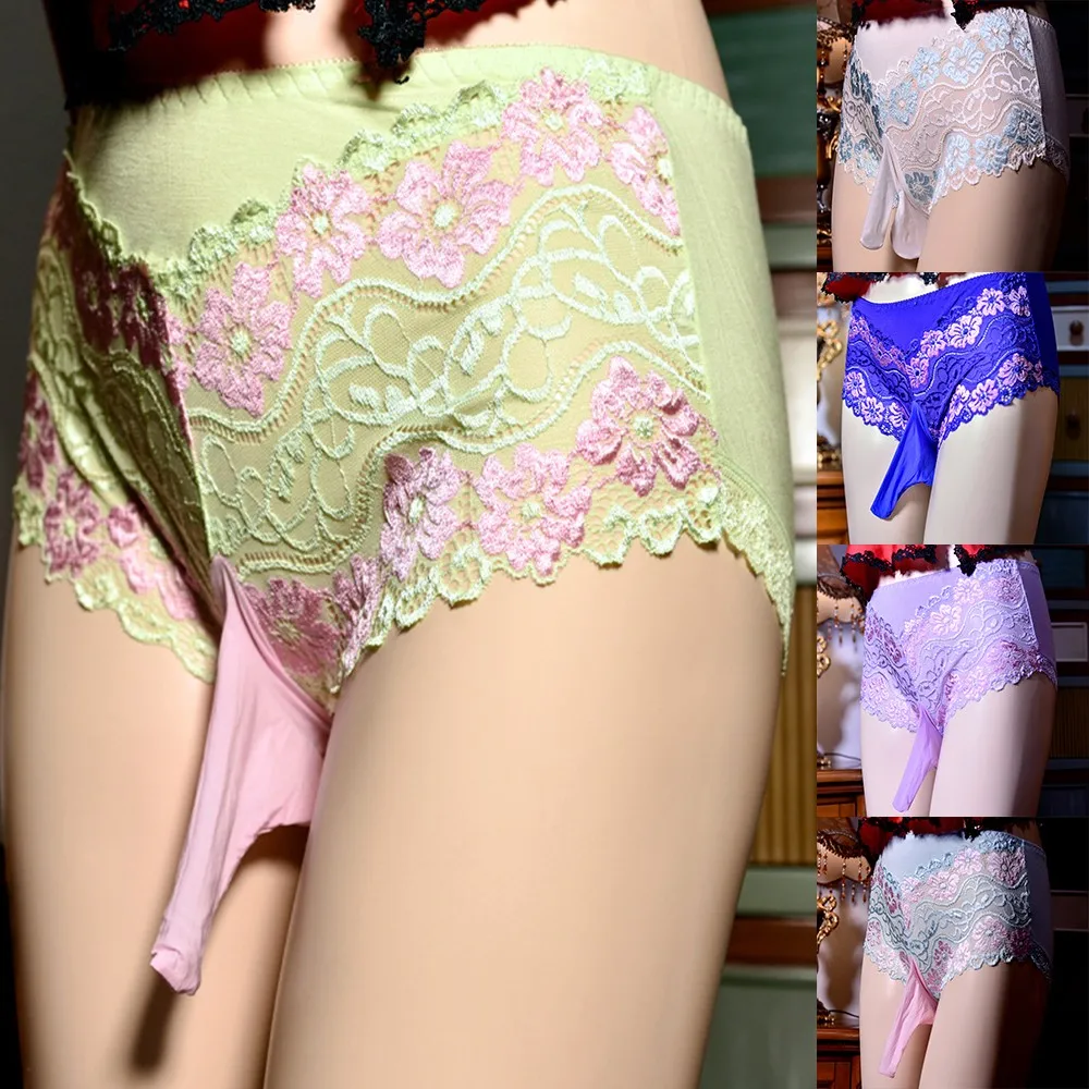 Men Sexy Underwear Sheer Lace adjustable Briefs Bulge Pouch Panties Transparent Thongs G-strings Sexy Panties Low-Waist Briefs
Men Sexy Underwear Sheer Lace adjustable Briefs Bulge Pouch Panties Transparent Thongs G-strings Sexy Panties Low-Waist Briefs