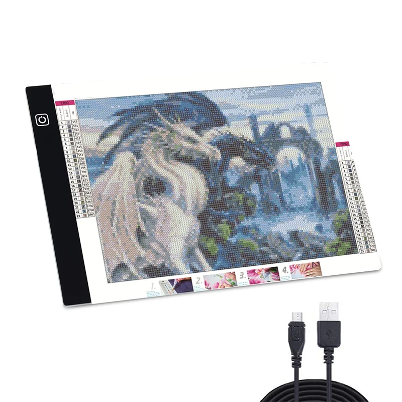 LED Light Box A4 Drawing Tablet Graphic Writing Digital Tracer Copy Pad Board for Diamond Painting Sketch Dropshipping Wholesale
LED Light Box A4 Drawing Tablet Graphic Writing Digital Tracer Copy Pad Board for Diamond Painting Sketch Dropshipping Wholesale