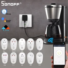 Sonoff s26 미니 스마트 플러그 EU-E/EU-F/uk/au/us/br/it/il/ch/cn wifi 원격 제어 전원 소켓 스위치 타이머 google 홈 alexa(China)