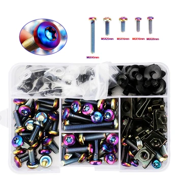 Universal CNC Motorcycle Fairing screws Bolt outer Hexangular Screw Nut For Kawasaki KX250 KX250F KX450F KX100 KLX125 KLX250
Universal CNC Motorcycle Fairing screws Bolt outer Hexangular Screw Nut For Kawasaki KX250 KX250F KX450F KX100 KLX125 KLX250