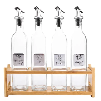 5pcs Durable Practical Storage Rack Leakage-proof Bottle Oil Pot Vinegar Bottle Oil Storage Container Oil Storage Container
5pcs Durable Practical Storage Rack Leakage-proof Bottle Oil Pot Vinegar Bottle Oil Storage Container Oil Storage Container