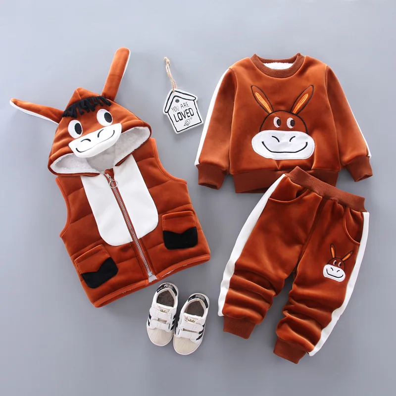Childrenswear Autumn And Winter New Style 2019 Boy's Children's Suit Europe And America Children's Sweater Three-piece Set Fashi
Childrenswear Autumn And Winter New Style 2019 Boy's Children's Suit Europe And America Children's Sweater Three-piece Set Fashi