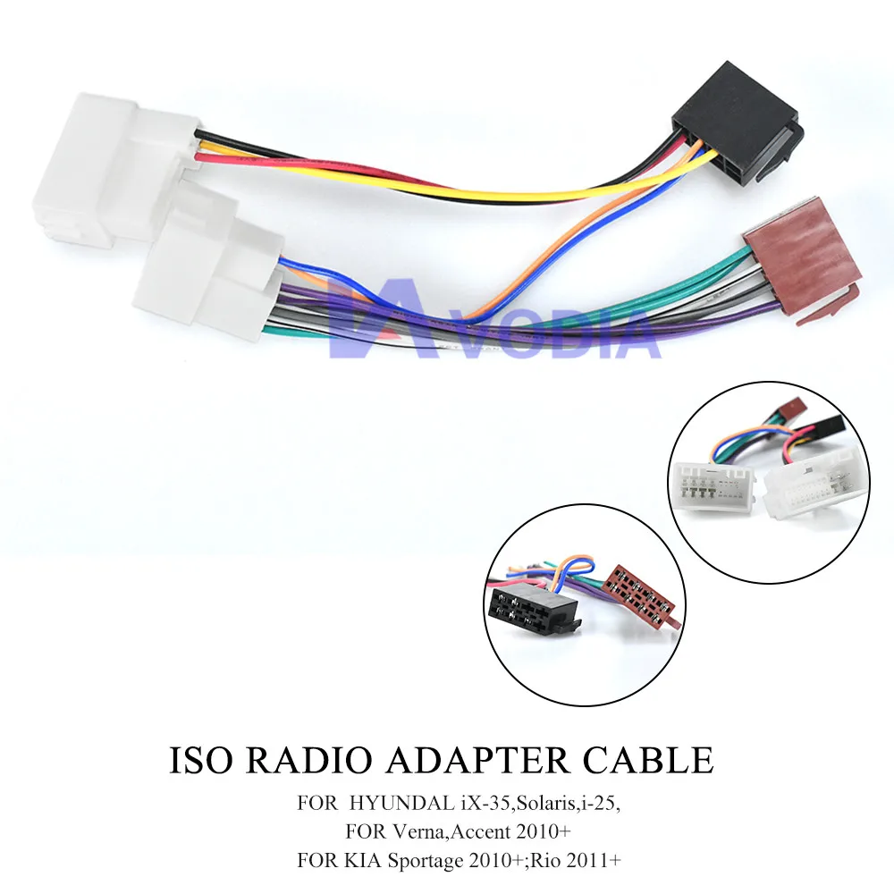 12-033 ISO standard HARNESS Radio Adapter for HYUNDAI 2009+ KIA 2010+ (select models)
12-033 ISO standard HARNESS Radio Adapter for HYUNDAI 2009+ KIA 2010+ (select models)
