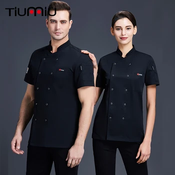 Chef Jackets Short Sleeve Cook Clothing Kitchen Restaurant Hairdressers Salon Barbecue Bakery Waiter Uniform Unisex Work Shirt
Chef Jackets Short Sleeve Cook Clothing Kitchen Restaurant Hairdressers Salon Barbecue Bakery Waiter Uniform Unisex Work Shirt