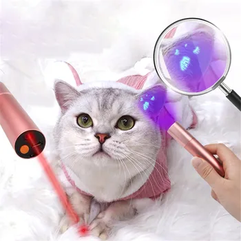 Cat Laser Toys Creative Funny LED Pointer Ultraviolet Light Pen Kitten USB Rechargeable Interactive Multi Function Training Toy
Cat Laser Toys Creative Funny LED Pointer Ultraviolet Light Pen Kitten USB Rechargeable Interactive Multi Function Training Toy