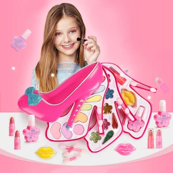 Girls Make Up Set Toys Children High heel Cosmetic case Beauty Makeup Tools Kit Safe Non Toxic Plastic Girls Beauty makeup toy
Girls Make Up Set Toys Children High heel Cosmetic case Beauty Makeup Tools Kit Safe Non Toxic Plastic Girls Beauty makeup toy