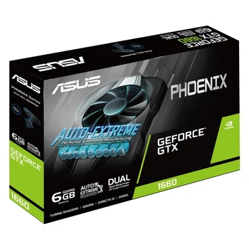 Asus PH - GTX1660 - O6G graphics card GPU asustek computer graphics to eat chicken game graphics card game graphics card
Asus PH - GTX1660 - O6G graphics card GPU asustek computer graphics to eat chicken game graphics card game graphics card