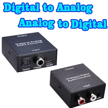 Digital to Analog Audio Converter DAC 3.5MM Jack 2*RCA Amplifier Decoder Optical Fiber Coaxial Signal to Analog Spdif Stereo
Digital to Analog Audio Converter DAC 3.5MM Jack 2*RCA Amplifier Decoder Optical Fiber Coaxial Signal to Analog Spdif Stereo