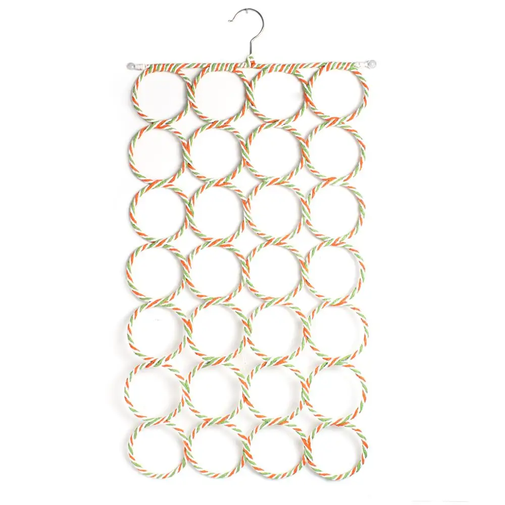 28 Holes Scarves Hangers Towel Storage Racks Ring Rope Scarf Holder Hook Storage Holder Rattan Weave Shawl Display Organizer 1PC
28 Holes Scarves Hangers Towel Storage Racks Ring Rope Scarf Holder Hook Storage Holder Rattan Weave Shawl Display Organizer 1PC