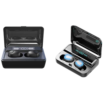 2Pcs Tws Bluetooth Earphones 5.0 Led Display with Microphone & 2Pcs T8 Tws Bluetooth Earphones 2200Mah Led Display
2Pcs Tws Bluetooth Earphones 5.0 Led Display with Microphone & 2Pcs T8 Tws Bluetooth Earphones 2200Mah Led Display