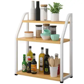 Kitchen Rack Perforated Free Microwave Seasoning Rack Multi-layer Multi-functional Storage Floor Type Oven Rack
Kitchen Rack Perforated Free Microwave Seasoning Rack Multi-layer Multi-functional Storage Floor Type Oven Rack