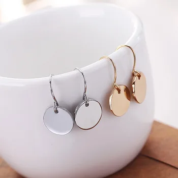 New Fashion Personality Minimalist Geometric Metal Mini-disc Earrings Round Earrings Jewelry Wholesale And Retail Women's Gifts 
New Fashion Personality Minimalist Geometric Metal Mini-disc Earrings Round Earrings Jewelry Wholesale And Retail Women's Gifts