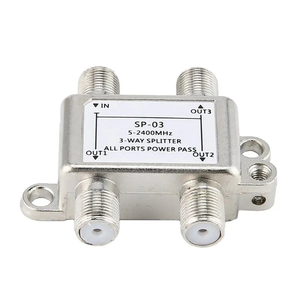 Newest TV Satellite Splitter 5-2500MHz Satellite 2 Ways TV Signal Receiver Designed Sat Coaxial Diplexer Combine for SATV/CATV
Newest TV Satellite Splitter 5-2500MHz Satellite 2 Ways TV Signal Receiver Designed Sat Coaxial Diplexer Combine for SATV/CATV