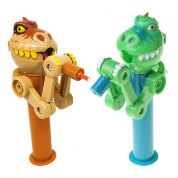 Creative Trick Lollipops Holder Robot Dinosaur Shape Decompression Toy Gift
Creative Trick Lollipops Holder Robot Dinosaur Shape Decompression Toy Gift