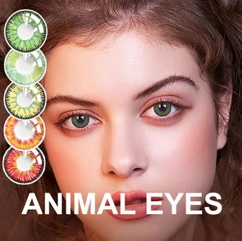 Maymocon 2pcs/pair Animal Eyes Wild Party Halloween Color Contact Lens Cosmetic Colored Contact Soft Series Yearly
Maymocon 2pcs/pair Animal Eyes Wild Party Halloween Color Contact Lens Cosmetic Colored Contact Soft Series Yearly