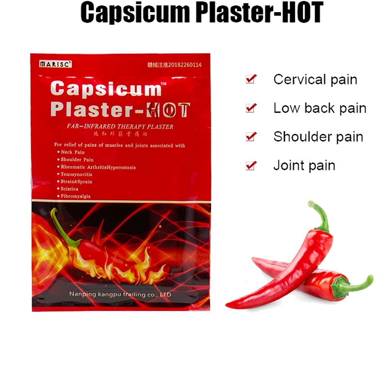 8PCS Pain Relieving Patch Capsicum Medical Plaster Rheumatoid Arthritis Adhesive Sticker Muscle Strain Back Knee Joint Ache
8PCS Pain Relieving Patch Capsicum Medical Plaster Rheumatoid Arthritis Adhesive Sticker Muscle Strain Back Knee Joint Ache