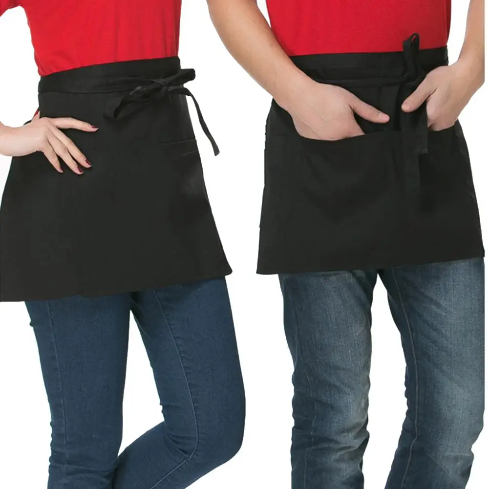 New Solid Color Half-Length Short Waist Pockets Restaurant Cooking Chef Waiter Apron
New Solid Color Half-Length Short Waist Pockets Restaurant Cooking Chef Waiter Apron