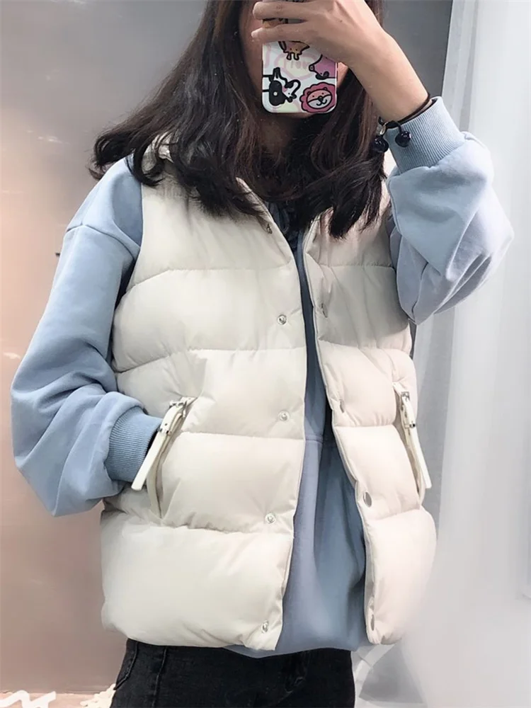 2020 new women down vest cotton padded vest loose autumn winter female vest waistcoat
2020 new women down vest cotton padded vest loose autumn winter female vest waistcoat