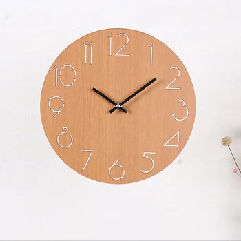 Wooden Creative Wall Clock Modern Design Simple Bedroom Digital Wall Clock Silent Quartz Montre Murale Home Decoration ZB50WC
Wooden Creative Wall Clock Modern Design Simple Bedroom Digital Wall Clock Silent Quartz Montre Murale Home Decoration ZB50WC