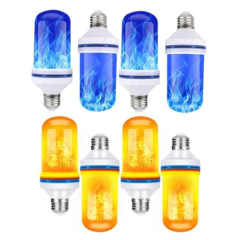 LED Flame Effect Light Bulbs ,4 Modes E26 Base Flickering Flame Light Bulbs for Outdoor Christmas Decoration
LED Flame Effect Light Bulbs ,4 Modes E26 Base Flickering Flame Light Bulbs for Outdoor Christmas Decoration