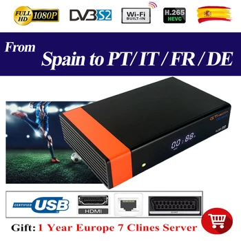 Receptor Gtmedia V8 Nova built-in WIFI power by freesat v8 super DVB-S2 Europe cccam Cline for spain TV Box Same as V9 Super
Receptor Gtmedia V8 Nova built-in WIFI power by freesat v8 super DVB-S2 Europe cccam Cline for spain TV Box Same as V9 Super