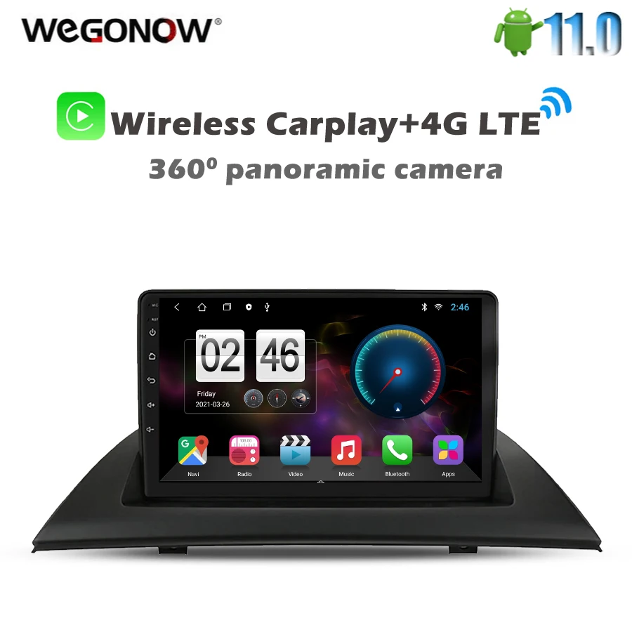 HD 1280*720 360 камера Carplay Android 11 0 8 ГБ + 128 8-ядерный автомобильный DVD-плеер GPS WIFI Bluetooth RDS