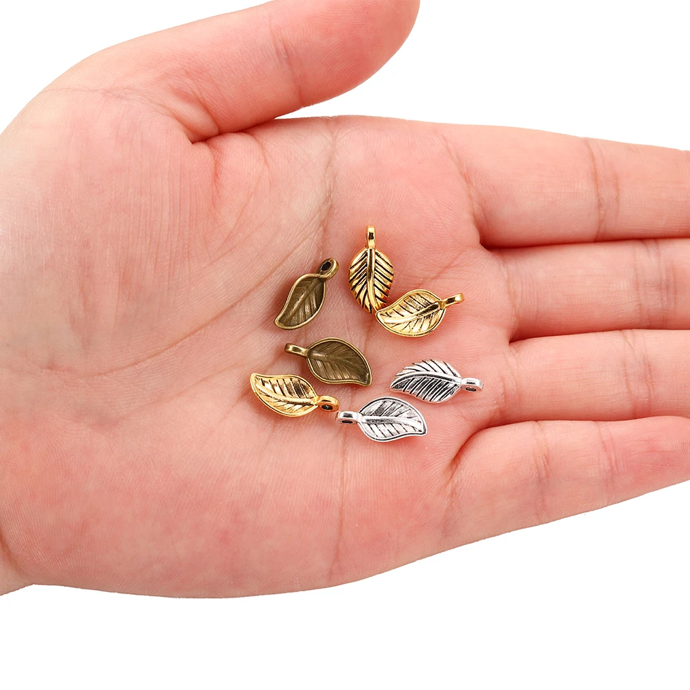 60pcs 15x7mm Alloy Leaves Shape Antique Pendant Charms Necklace Bracelet Earring DIY For Jewelry Making Accessories Supplies 60pcs 15x7mm Alloy Leaves Shape Antique Pendant Charms Necklace Bracelet Earring DIY For Jewelry Making Accessories Supplies