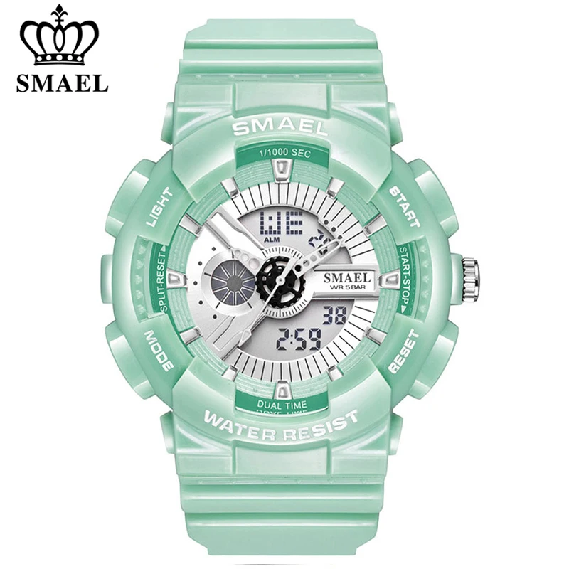 SMAEL Brand Fashion Women Digital Watch Sport Waterproof Multifunction Wristwatch Ladies Watches Female Clock relogio feminino
SMAEL Brand Fashion Women Digital Watch Sport Waterproof Multifunction Wristwatch Ladies Watches Female Clock relogio feminino
