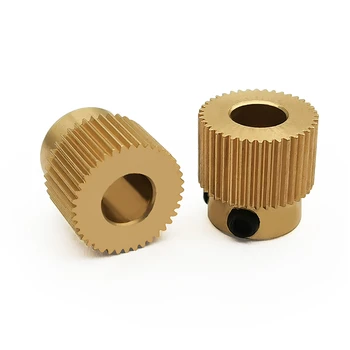 5pcs 40 Teeth Brass Extrusion Wheel Gear for Ender-3 3S V2 5 for CR-10 10S/V2 3D Printer Supplies Spare Parts