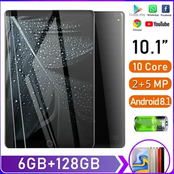 New 6G+128GB Tablet PC Hot Sales Tablets 10 Inch Screen Tablets 10 Core Android 8.0 Tablets Dual Card Tablet 4G Phone Call
New 6G+128GB Tablet PC Hot Sales Tablets 10 Inch Screen Tablets 10 Core Android 8.0 Tablets Dual Card Tablet 4G Phone Call