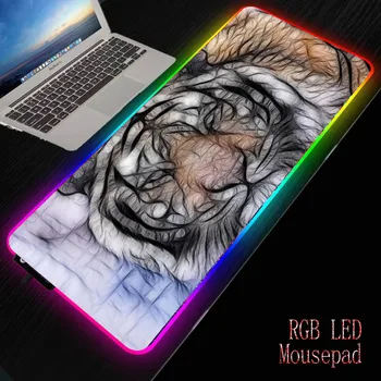 MRGBEST Animal Tiger RGB Large Gamer Big Mouse Pad Mat Computer Mice pads LED Backlight XXL XL L M Keyboard Desk Mat
MRGBEST Animal Tiger RGB Large Gamer Big Mouse Pad Mat Computer Mice pads LED Backlight XXL XL L M Keyboard Desk Mat