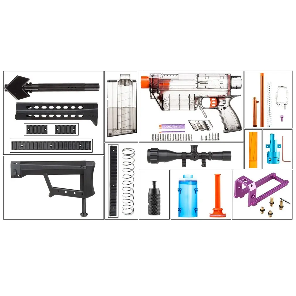 WORKER R Type Fully Auto Kit Toy Gun Accessories for Nerf Stryfe Modified Set YYR-001-024 Toy Gun Accessories Xmas Gift for Kids
WORKER R Type Fully Auto Kit Toy Gun Accessories for Nerf Stryfe Modified Set YYR-001-024 Toy Gun Accessories Xmas Gift for Kids