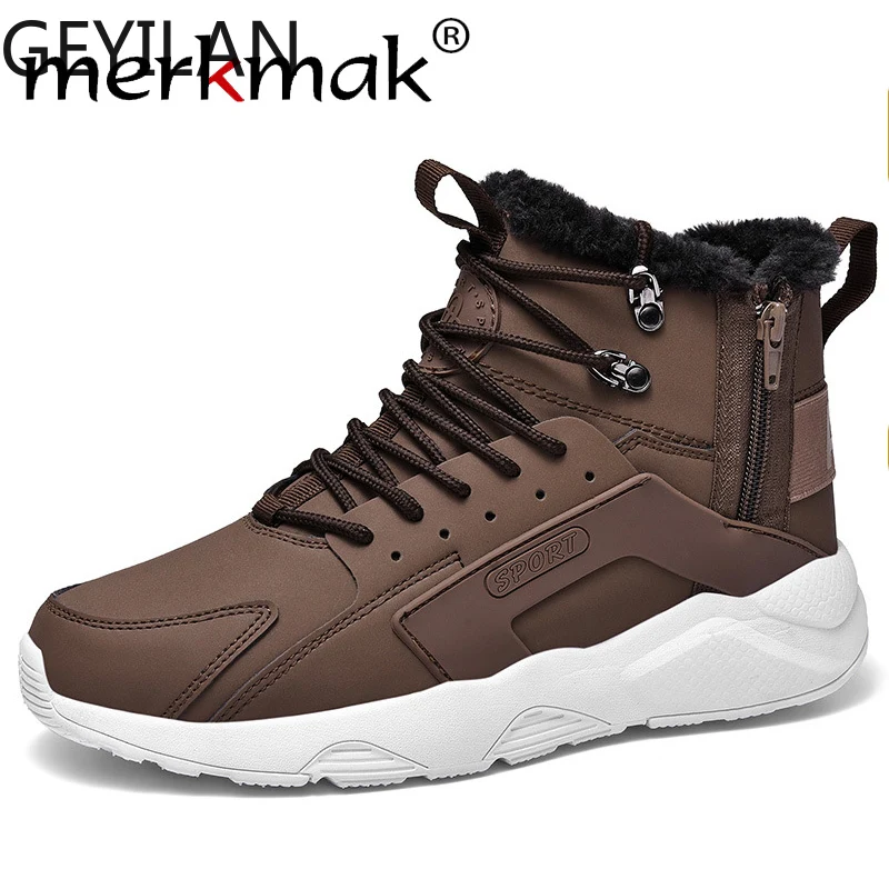 New Winter High Top Men Boots Fashion Lace-up British Style Ankle Booties Keep Warm Plus Velvet Work Shoes Big Size
New Winter High Top Men Boots Fashion Lace-up British Style Ankle Booties Keep Warm Plus Velvet Work Shoes Big Size