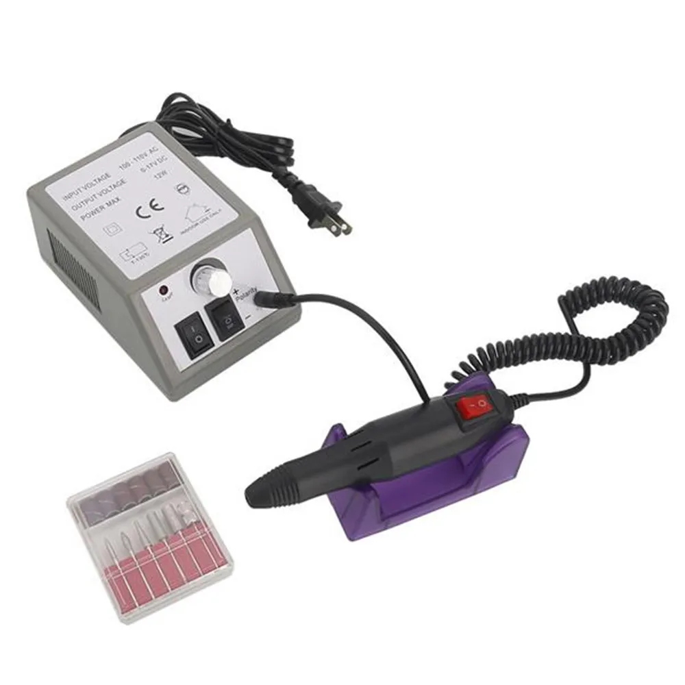 Professional 20000RPM Nails Care Electric Polisher Nail Art Drill US Standard Gray Suitable For Pedicure And Manicure
Professional 20000RPM Nails Care Electric Polisher Nail Art Drill US Standard Gray Suitable For Pedicure And Manicure