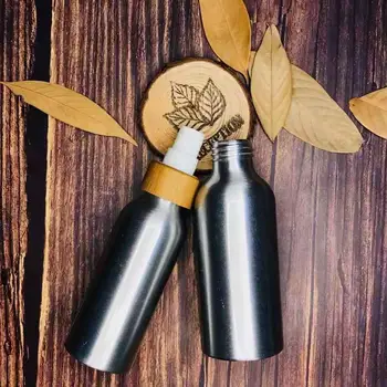 30ml 50ml 100ml Aluminium Spray Atomiser Bottle 4oz Refillable Empty Bottles Black bamboo Pump Atomizer Cosmetic Packaging Tool
30ml 50ml 100ml Aluminium Spray Atomiser Bottle 4oz Refillable Empty Bottles Black bamboo Pump Atomizer Cosmetic Packaging Tool