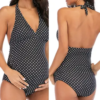 Ladies Polka Dot Swimsuit Maternity Padded Tops Tankini Sexy Summer Swimwear Set
Ladies Polka Dot Swimsuit Maternity Padded Tops Tankini Sexy Summer Swimwear Set