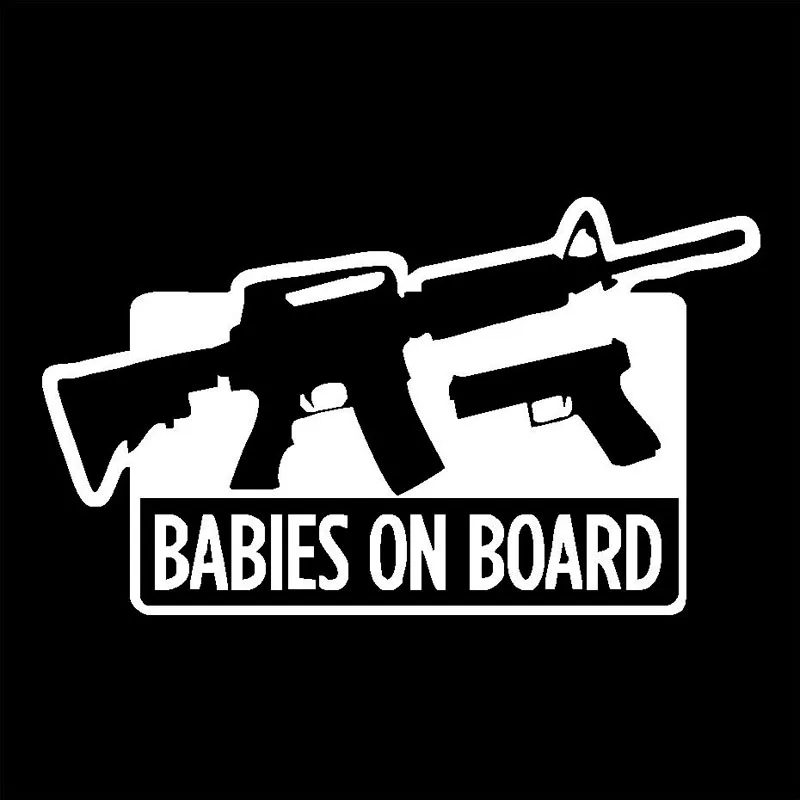 Car Sticker Baby on Board Pro Gun Fun PVC Car Sticker Motorcycle Decal Car Styling 9.7x17.8cm
Car Sticker Baby on Board Pro Gun Fun PVC Car Sticker Motorcycle Decal Car Styling 9.7x17.8cm