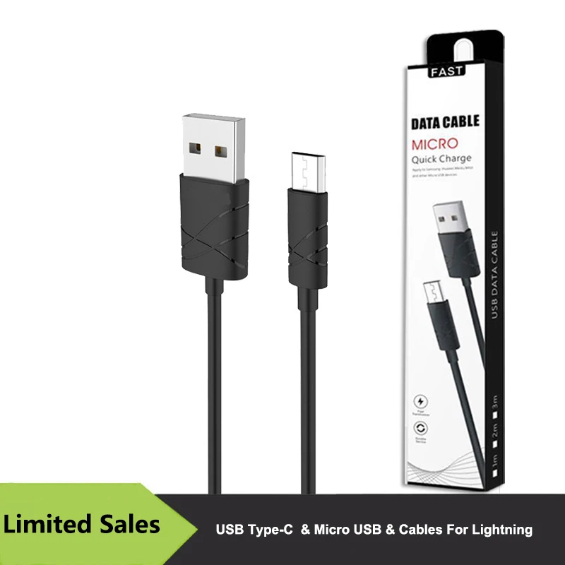 Micro & Type-C USB Cable for Xiaomi Redmi Note5 USB Charge Cable for iPhone 8 X 7 Plus Android Mobile Phone USB C Data Cables
Micro & Type-C USB Cable for Xiaomi Redmi Note5 USB Charge Cable for iPhone 8 X 7 Plus Android Mobile Phone USB C Data Cables