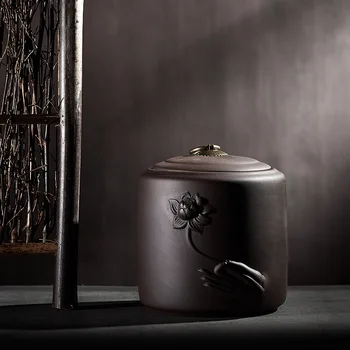 Purple Mud Tea Ceramic Sealed Can Storage Storage Tank Universal Moisture-Proof Embossing Ceramic Jar Tea Bucket Tea Jar Tea Box
Purple Mud Tea Ceramic Sealed Can Storage Storage Tank Universal Moisture-Proof Embossing Ceramic Jar Tea Bucket Tea Jar Tea Box