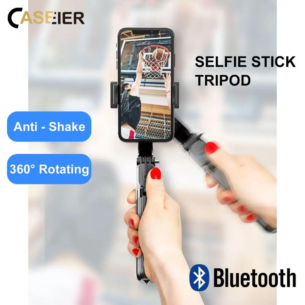 CASEIER Bluetooth Handheld Gimbal Stabilizer Mobile Phone Selfie Stick Holder For iPhone 11 X Adjustable Selfie Stand For Huawei
CASEIER Bluetooth Handheld Gimbal Stabilizer Mobile Phone Selfie Stick Holder For iPhone 11 X Adjustable Selfie Stand For Huawei